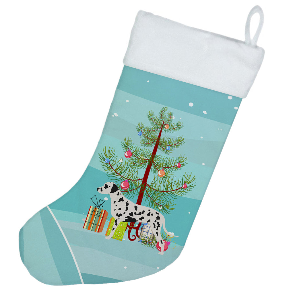 Dalmatian Merry Christmas Tree Christmas Stocking Image 2