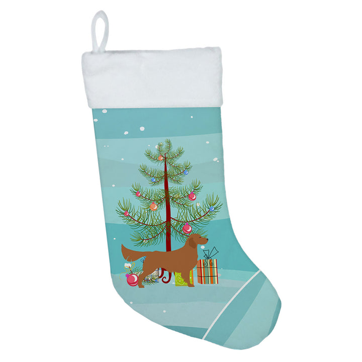 Golden Retriever Merry Christmas Tree Christmas Stocking Image 1