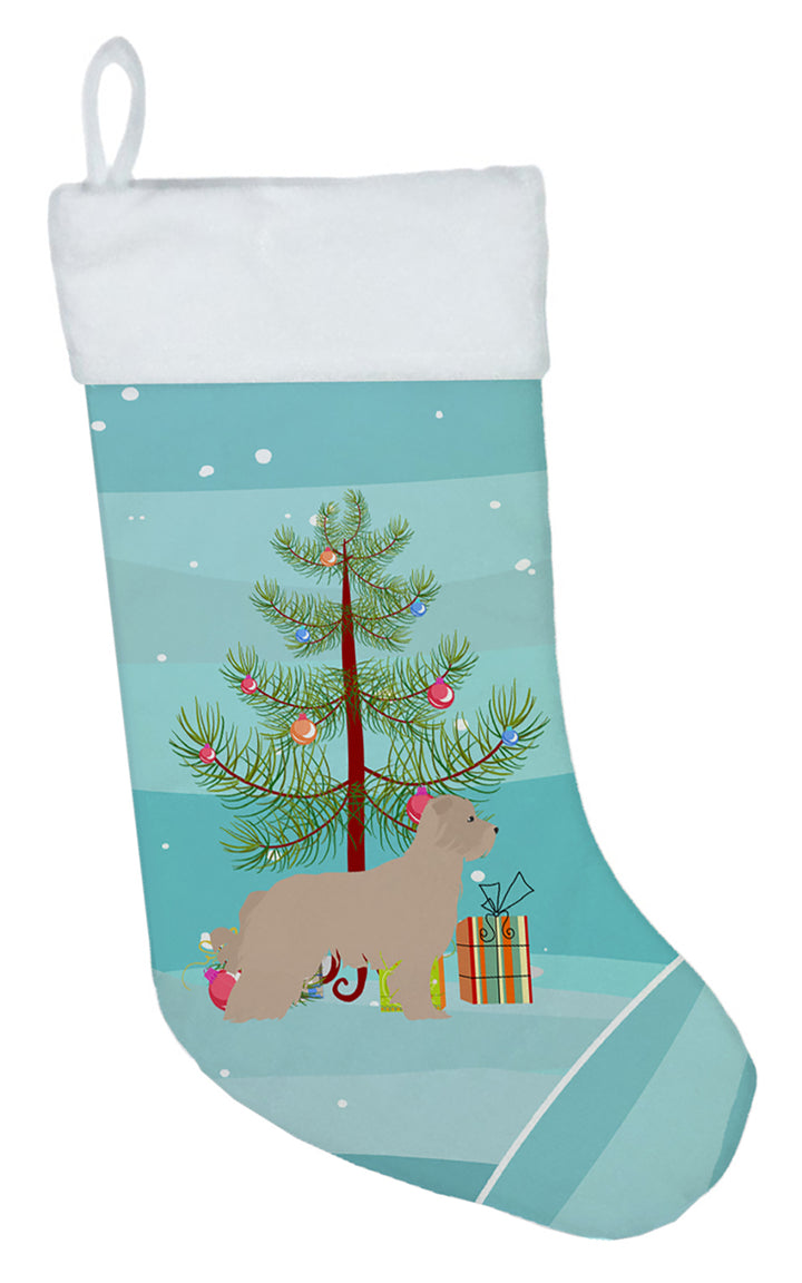 Pyrenean Shepherd Dog Merry Christmas Tree Christmas Stocking Image 1