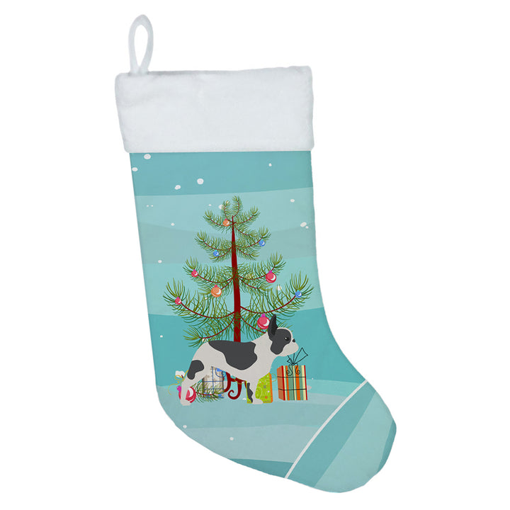 French Bulldog Merry Christmas Tree Christmas Stocking Image 1