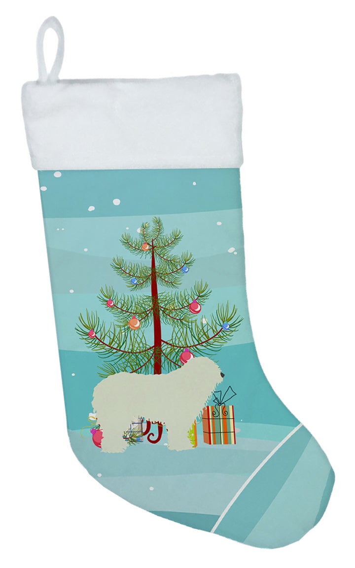 Komondor Merry Christmas Tree Christmas Stocking Image 1