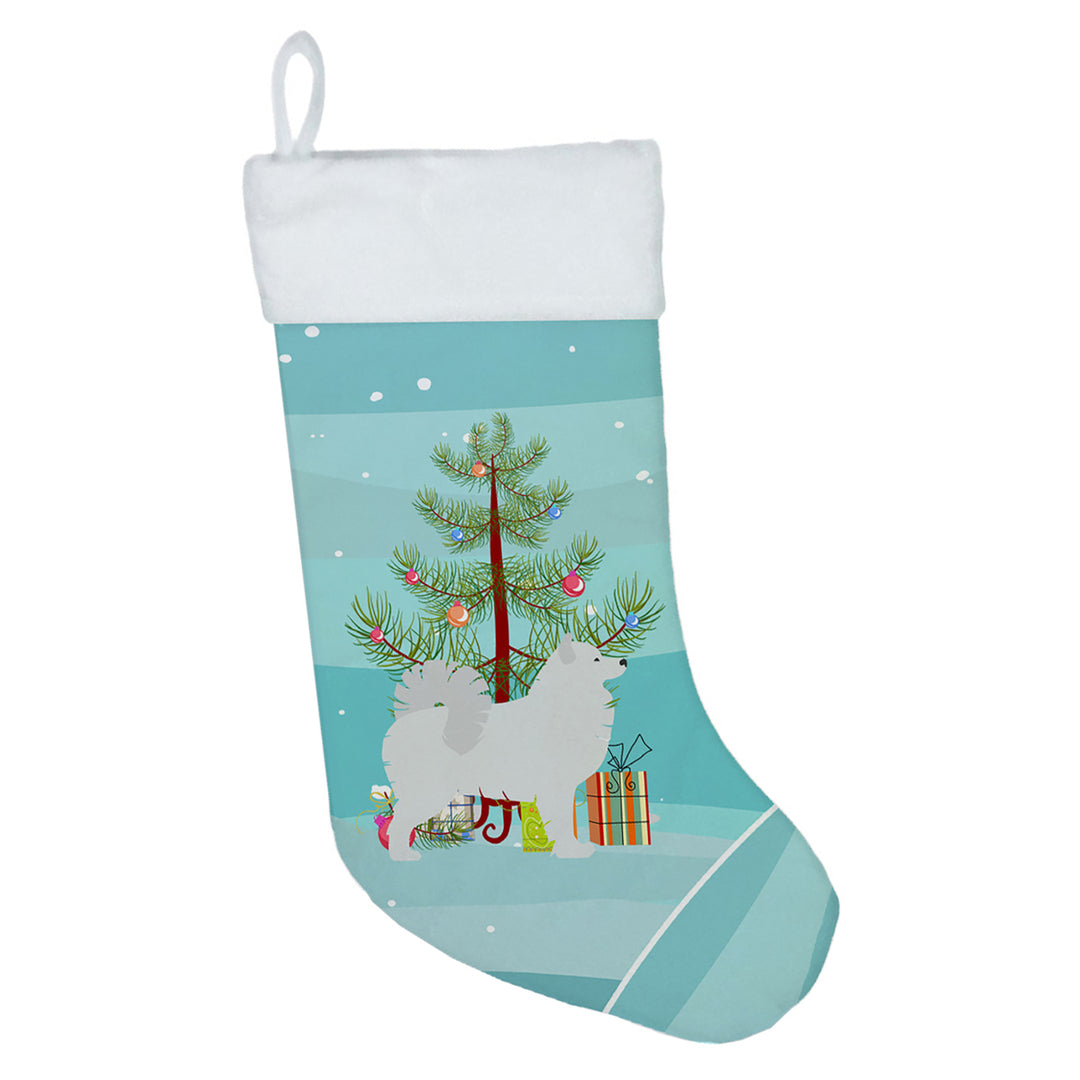 Samoyed Merry Christmas Tree Christmas Stocking Image 1