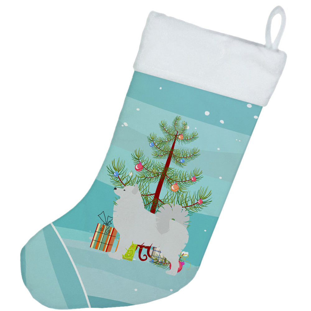 Samoyed Merry Christmas Tree Christmas Stocking Image 2