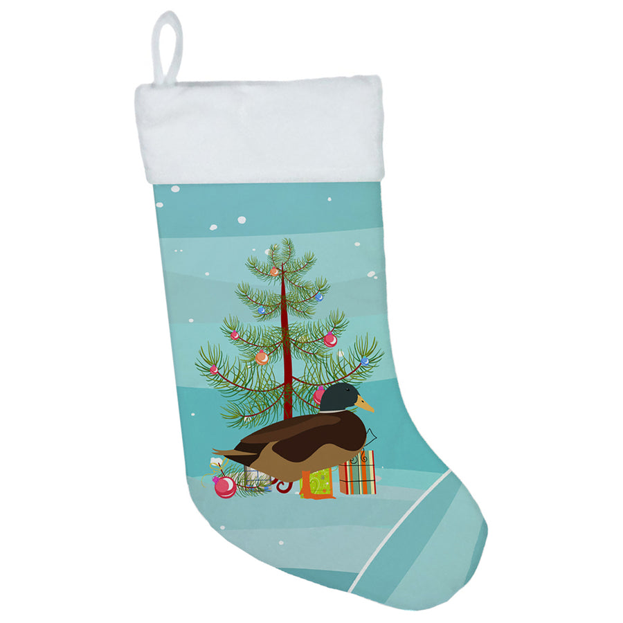 Silver Bantam Duck Christmas Christmas Stocking Image 1