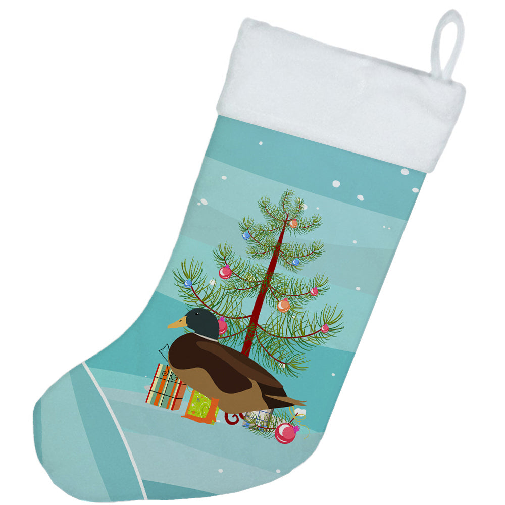 Silver Bantam Duck Christmas Christmas Stocking Image 2