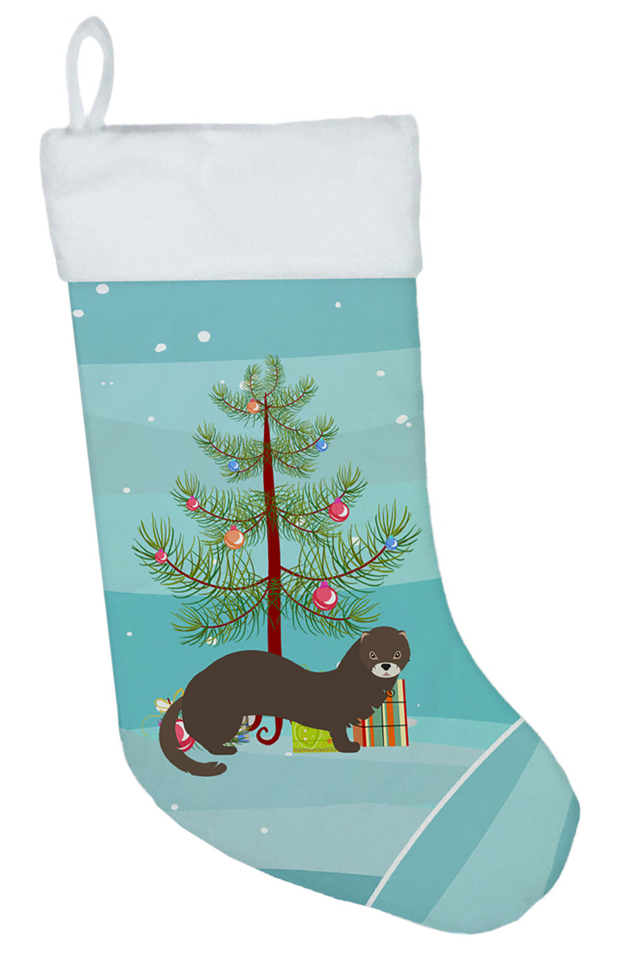 Russian or European Mink Christmas Christmas Stocking Image 1