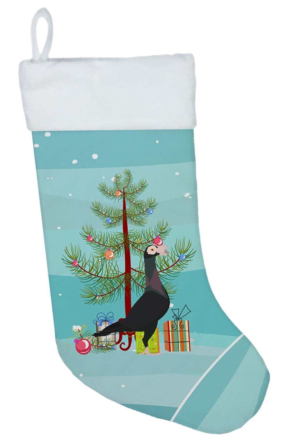 English Carrier Pigeon Christmas Christmas Stocking Image 1