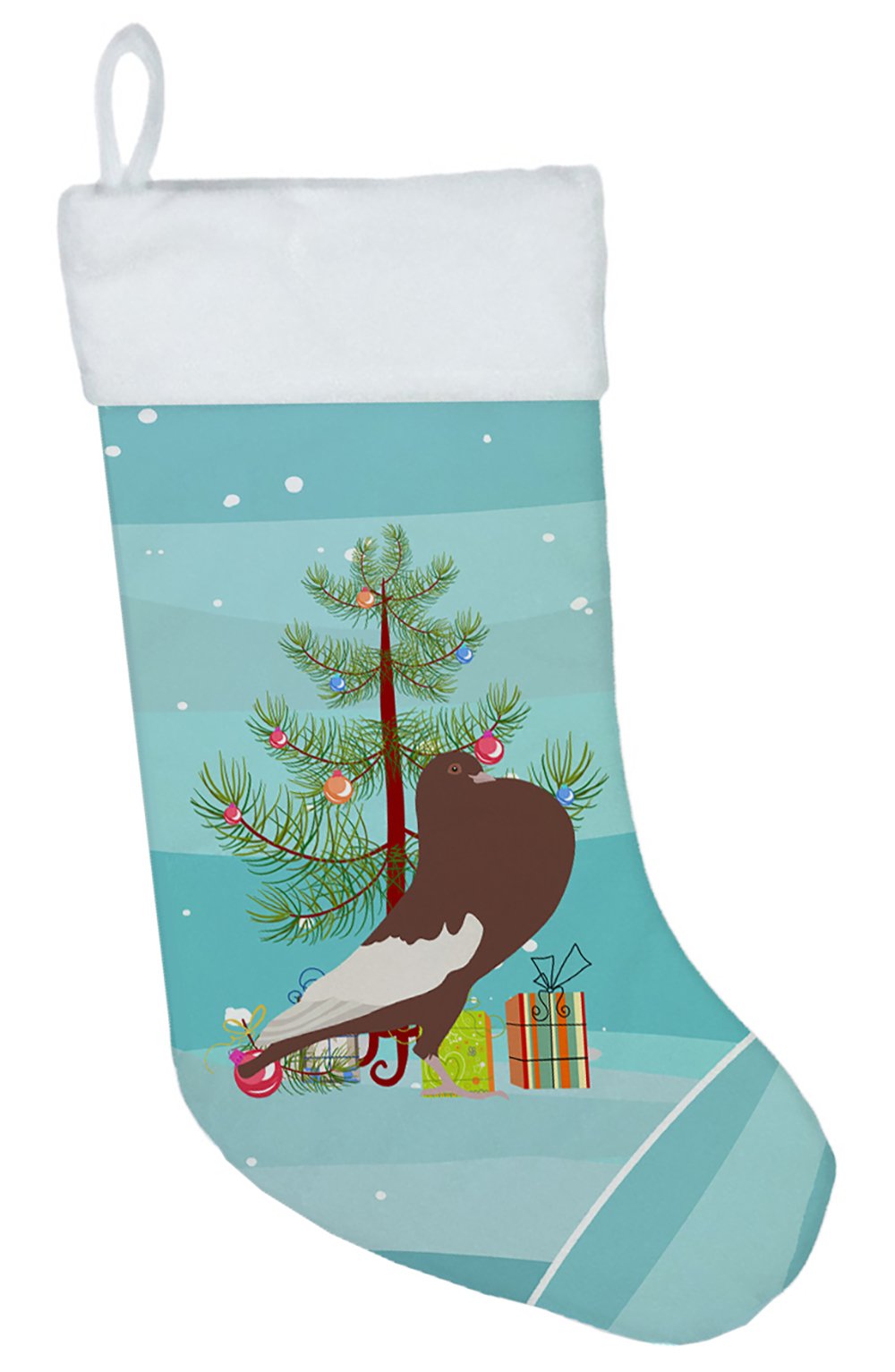 English Pouter Pigeon Christmas Christmas Stocking Image 1