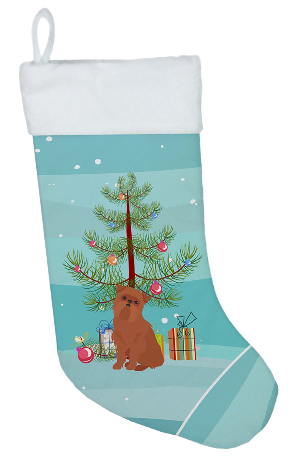 Brussels Griffon Christmas Tree Christmas Stocking Image 1