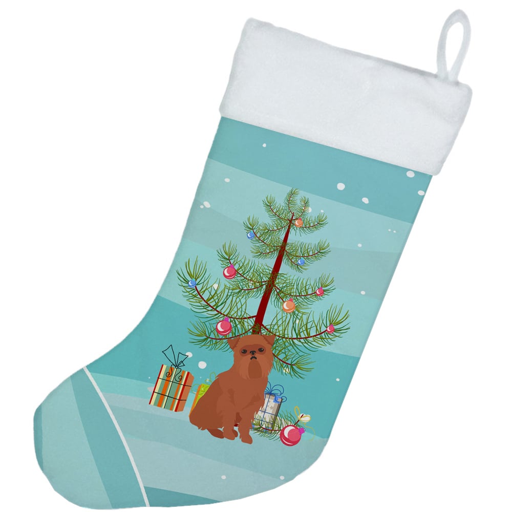 Brussels Griffon Christmas Tree Christmas Stocking Image 2