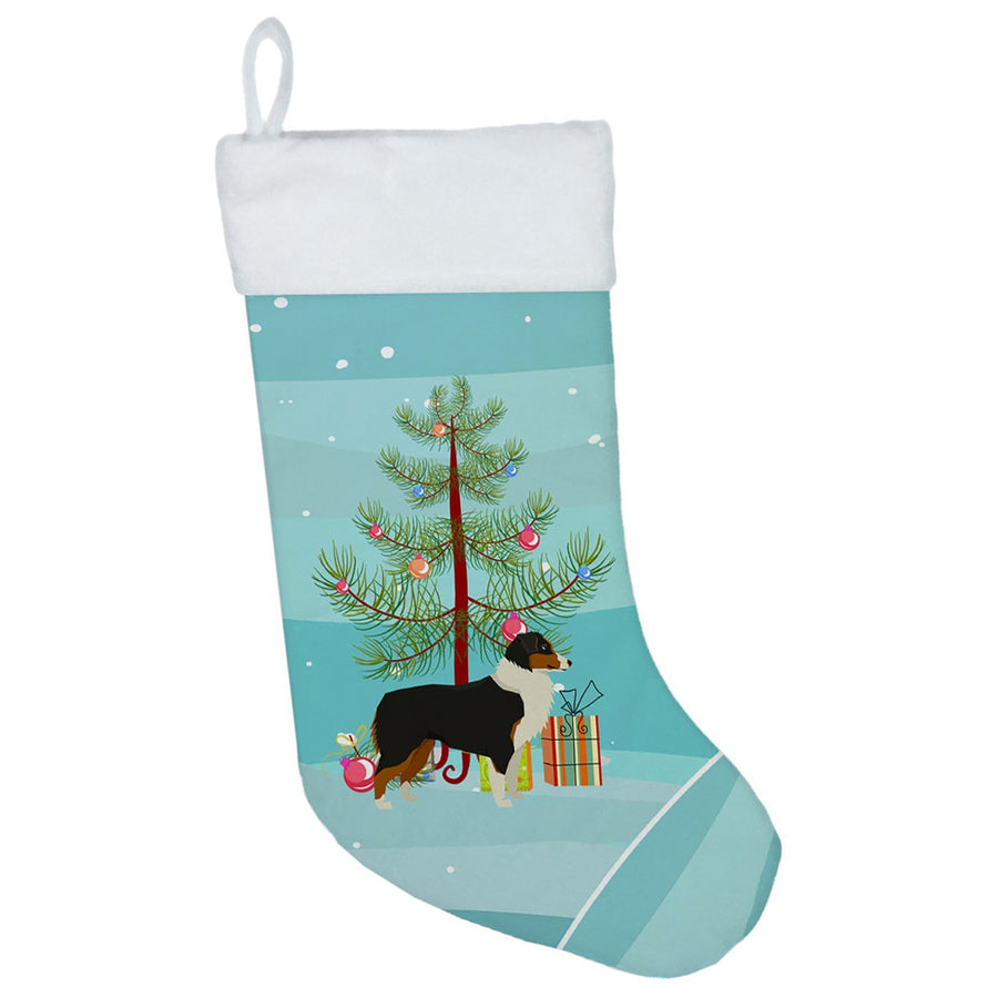 Australian Shepherd Christmas Tree Christmas Stocking Image 1