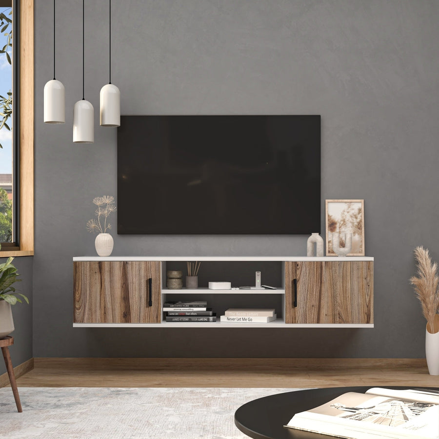 Atelier Mobili Floating TV Stand,Modern Floating Media Console, Floating TV Console for up to 70 inch TV Image 1