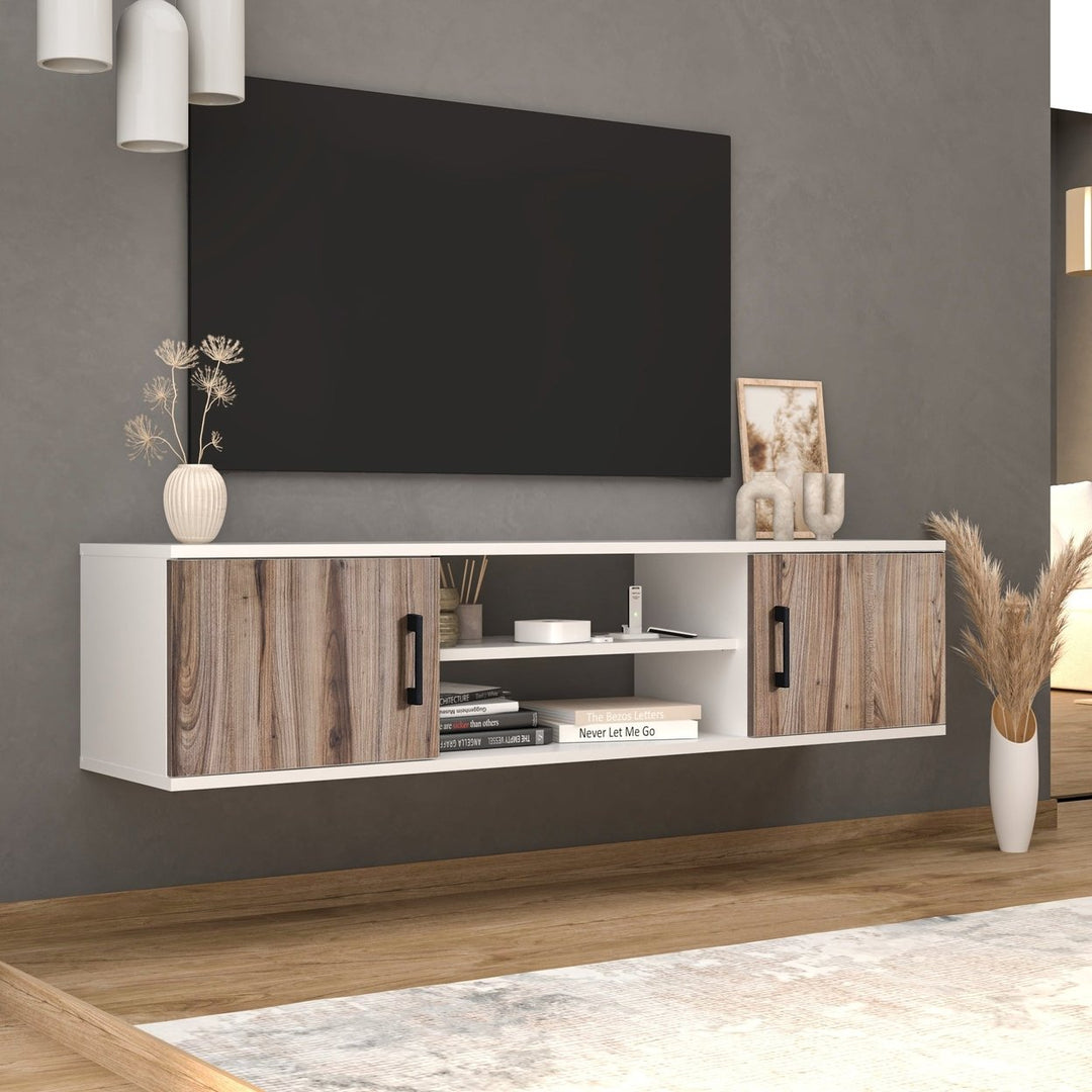 Atelier Mobili Floating TV Stand,Modern Floating Media Console, Floating TV Console for up to 70 inch TV Image 1