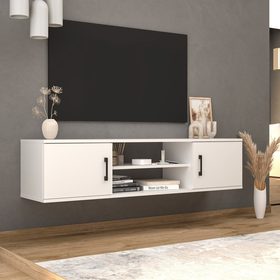 Atelier Mobili Floating TV Stand,Modern Floating Media Console, Floating TV Console for up to 70 inch TV Image 1