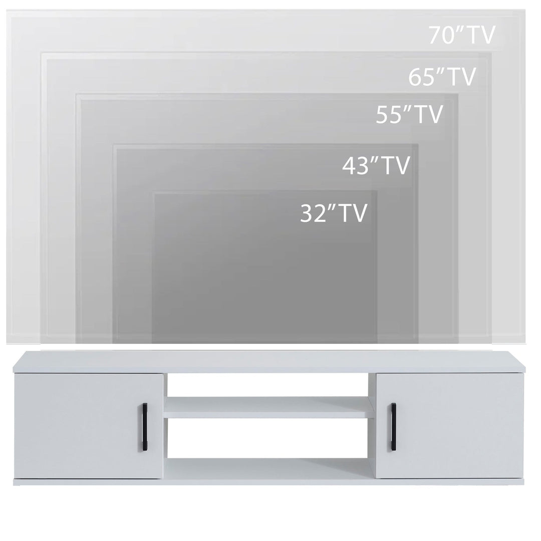 Atelier Mobili Floating TV Stand,Modern Floating Media Console, Floating TV Console for up to 70 inch TV Image 10