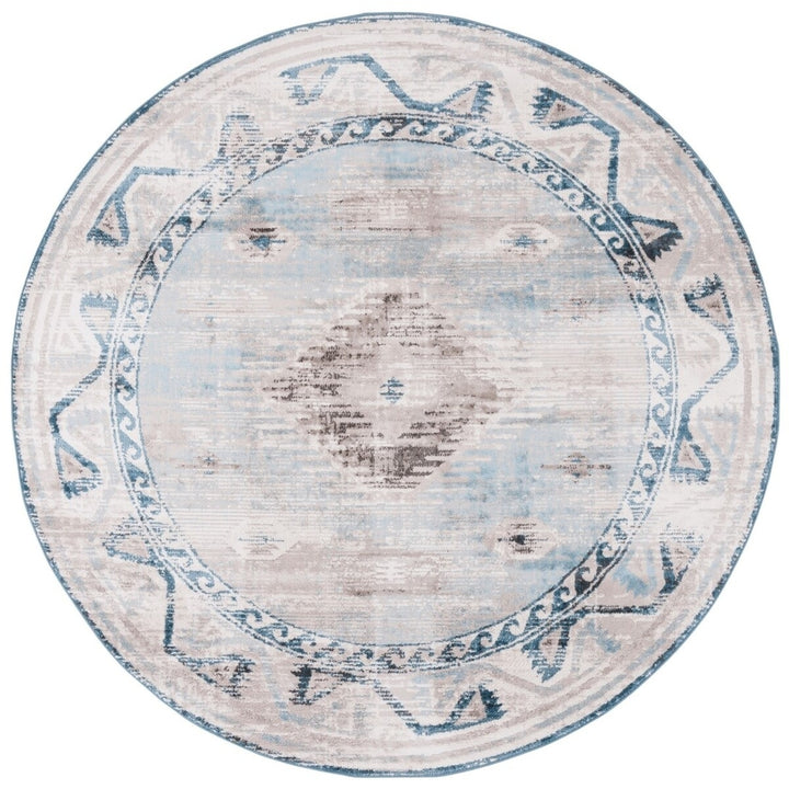 SAFAVIEH CRN234M Cornelia 200 Blue / Ivory Image 2