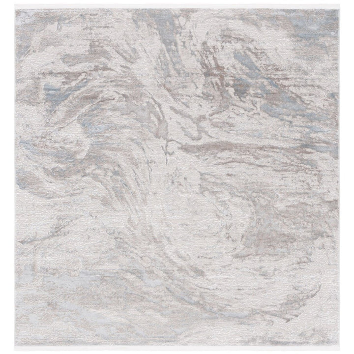 SAFAVIEH PLA556F Platinum Grey / Ivory Beige Image 1