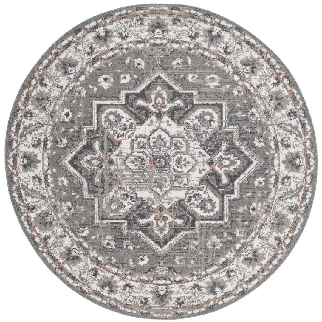 SAFAVIEH PYR216F Pyramid Grey / Ivory Image 1