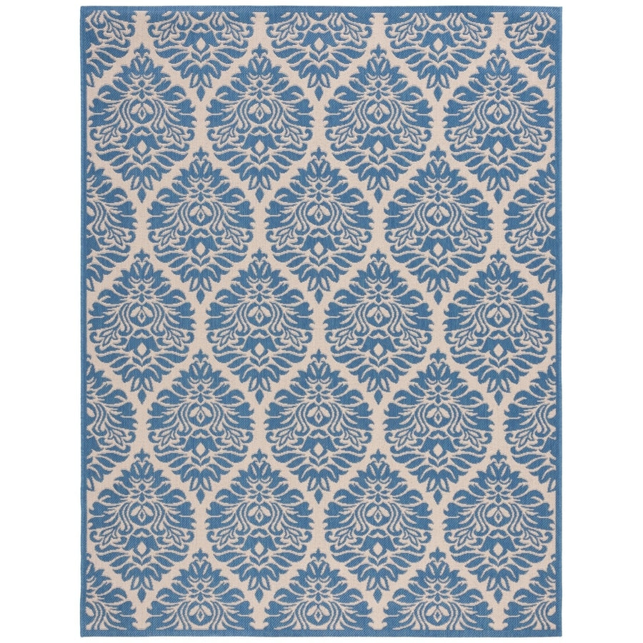 SAFAVIEH Msr135N Martha Stewart Cream / Blue Image 1