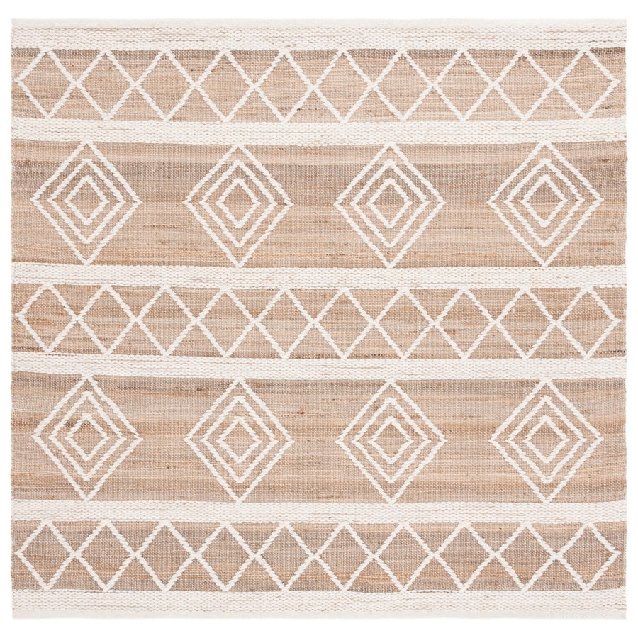 SAFAVIEH NFB276Z Natural Fiber Natural / Ivory Image 1