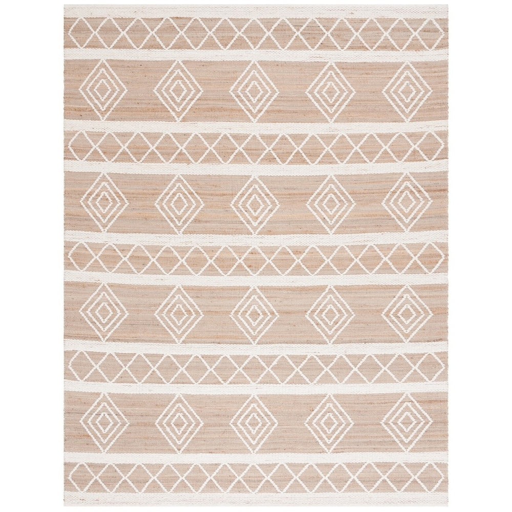 SAFAVIEH NFB276Z Natural Fiber Natural / Ivory Image 2