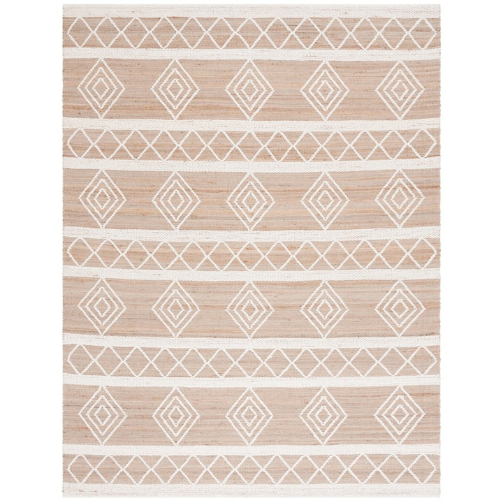 SAFAVIEH NFB276Z Natural Fiber Natural / Ivory Image 2