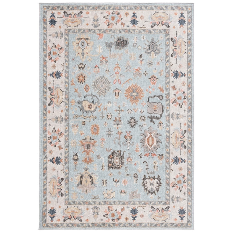 SAFAVIEH Phx562 Phoenix 500 Light Blue / Ivory Grey Image 1