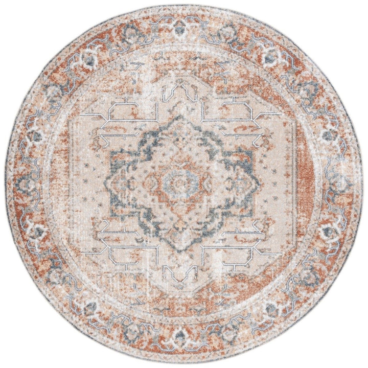 SAFAVIEH BAL854B Baltimore Beige / Rust Image 1