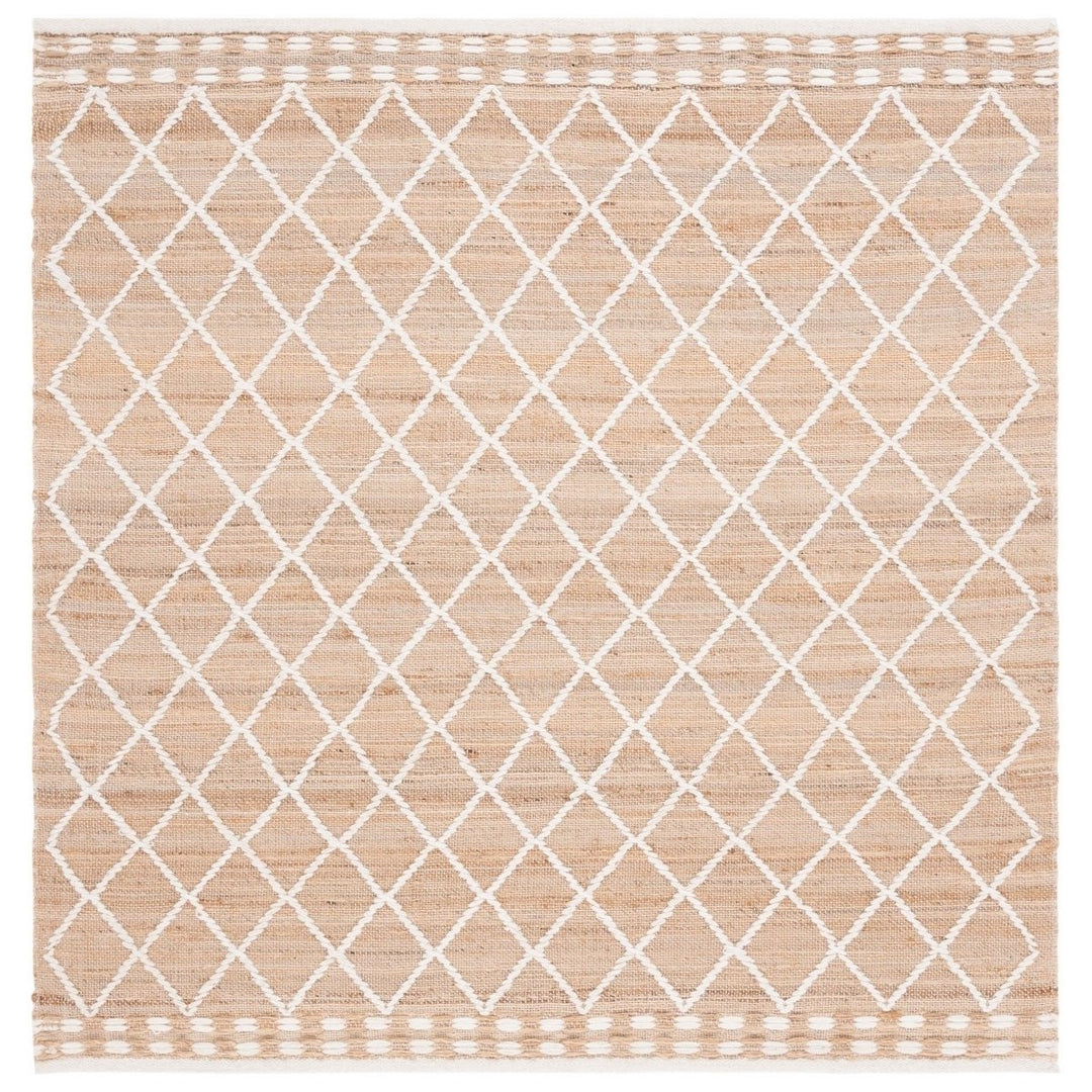 SAFAVIEH NFB278A Natural Fiber Natural / Ivory Image 1