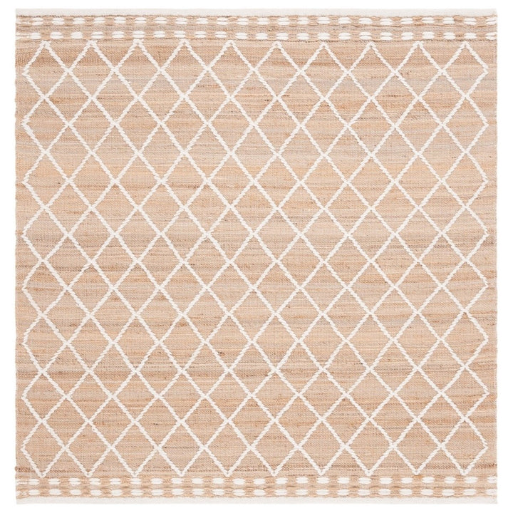 SAFAVIEH NFB278A Natural Fiber Natural / Ivory Image 1