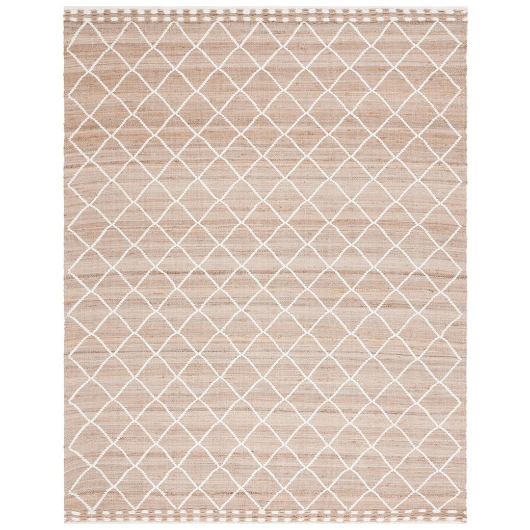 SAFAVIEH NFB278A Natural Fiber Natural / Ivory Image 1