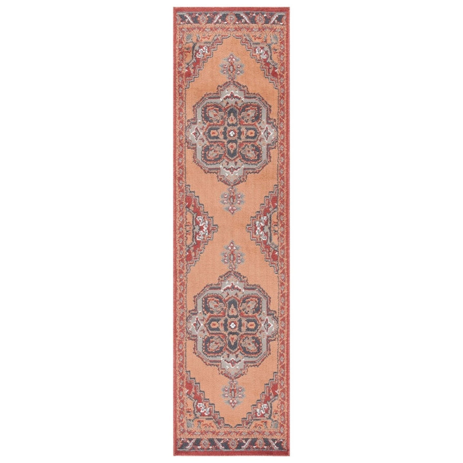 SAFAVIEH PYR215P Pyramid Rust / Ivory Grey Image 1