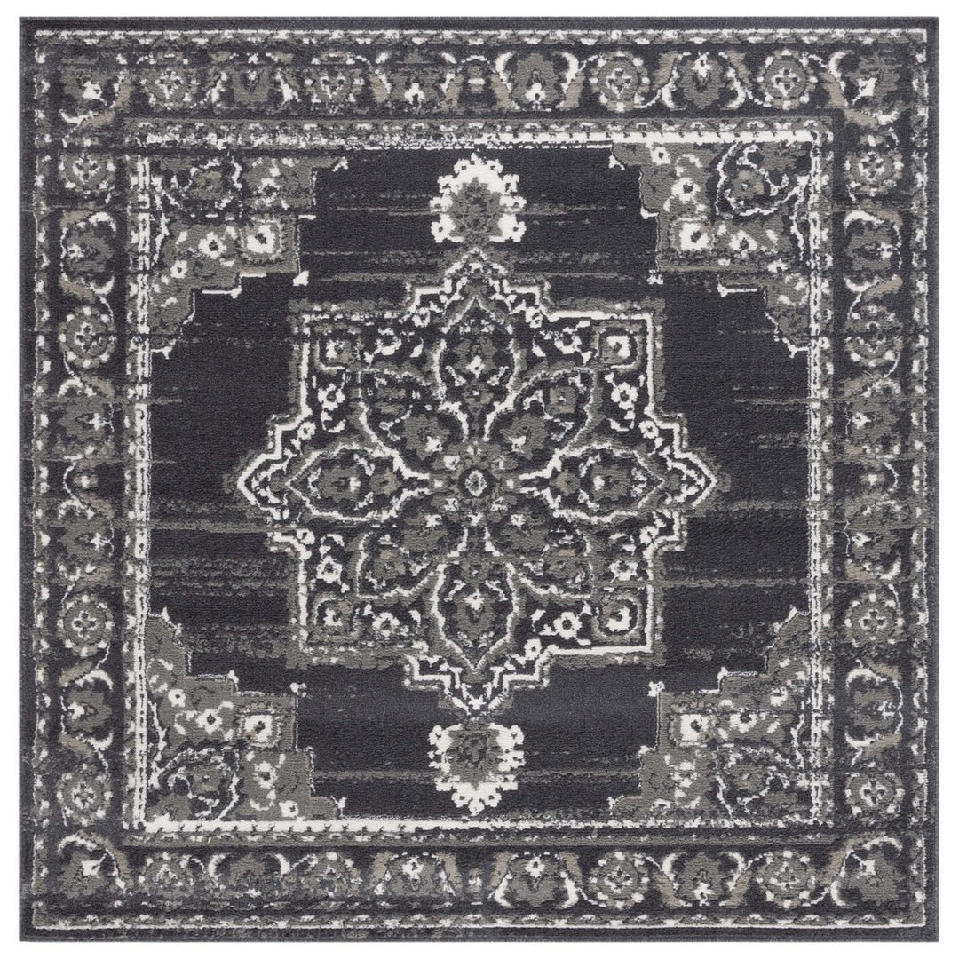 SAFAVIEH PYR214H Pyramid Charcoal / Ivory Image 1