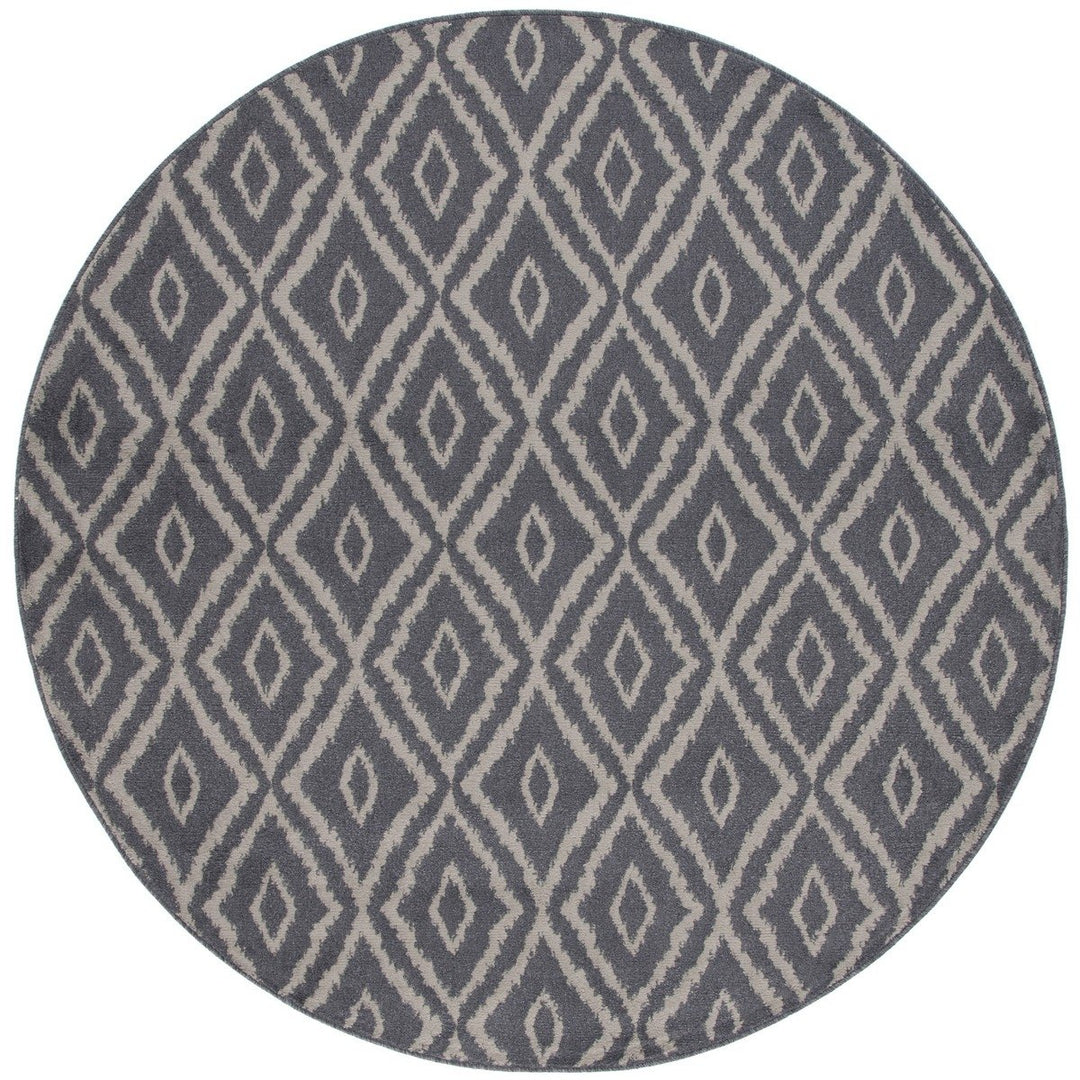 SAFAVIEH PYR219H Pyramid Charcoal / Light Grey Image 1