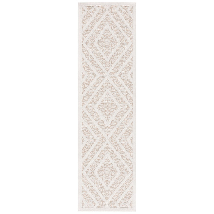 SAFAVIEH MSRO218B Martha Stewart Global Light Beige / Brown Image 1