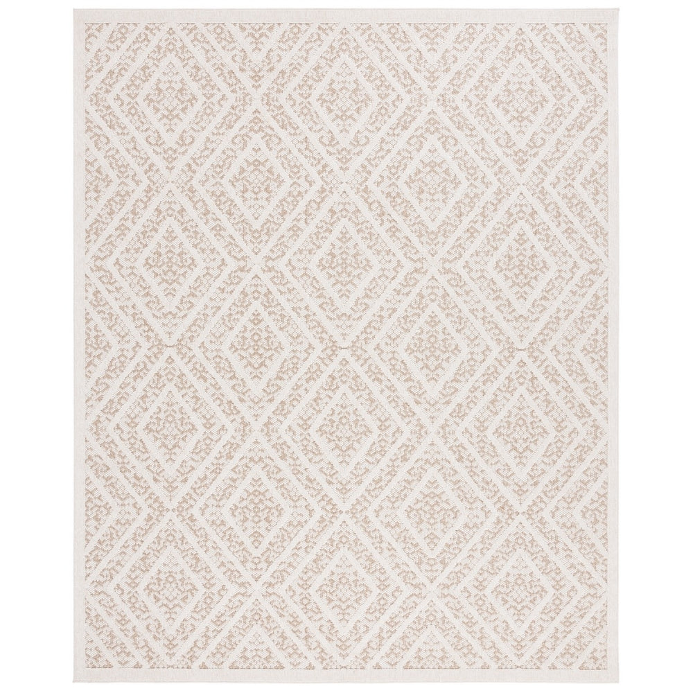 SAFAVIEH MSRO218B Martha Stewart Global Light Beige / Brown Image 2