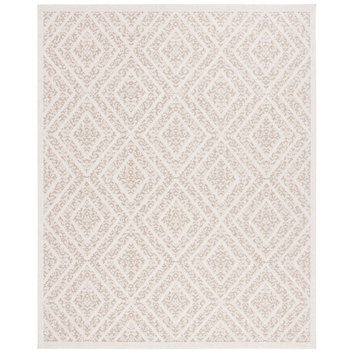 SAFAVIEH MSRO218B Martha Stewart Global Light Beige / Brown Image 1