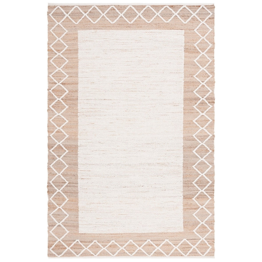 SAFAVIEH NFB279A Natural Fiber Natural / Ivory Image 1