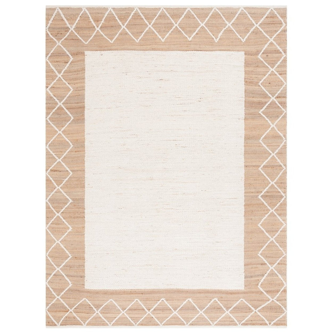 SAFAVIEH NFB279A Natural Fiber Natural / Ivory Image 1