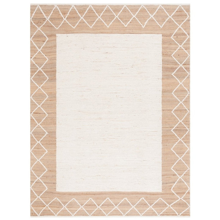 SAFAVIEH NFB279A Natural Fiber Natural / Ivory Image 1