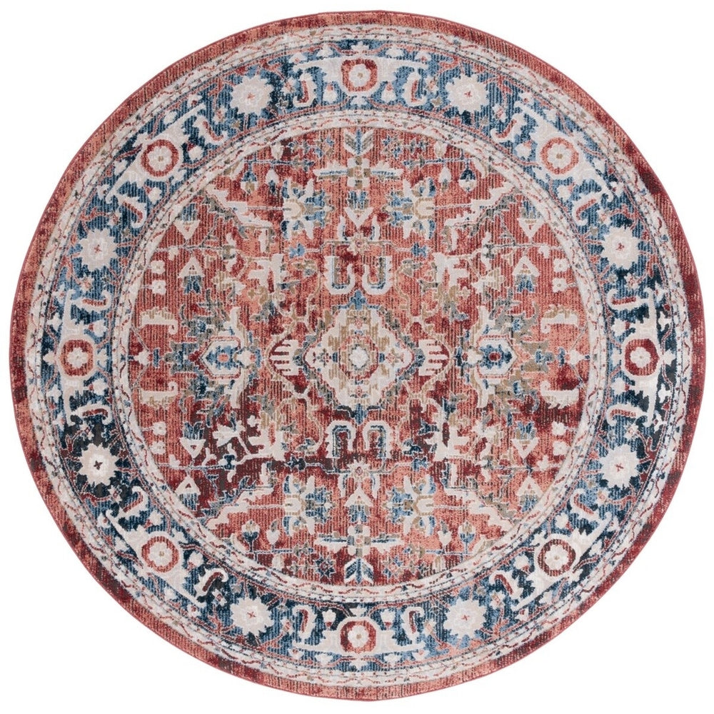 SAFAVIEH ROW116J Rosewood Blue / Red Image 2