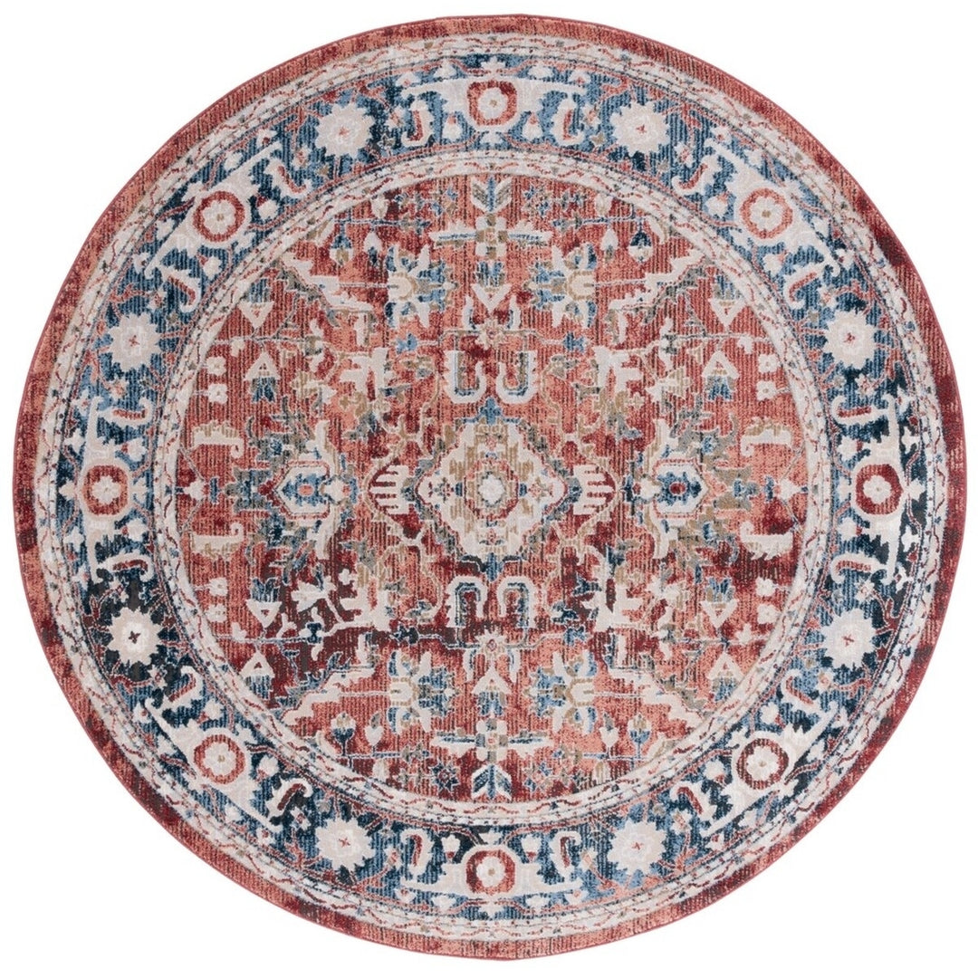 SAFAVIEH ROW116J Rosewood Blue / Red Image 1