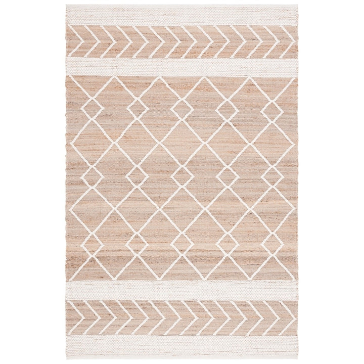 SAFAVIEH NFB277A Natural Fiber Natural / Ivory Image 1