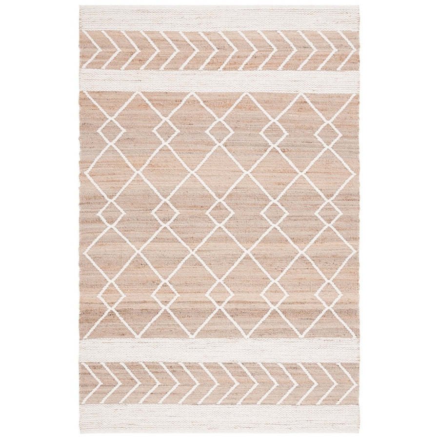 SAFAVIEH NFB277A Natural Fiber Natural / Ivory Image 1