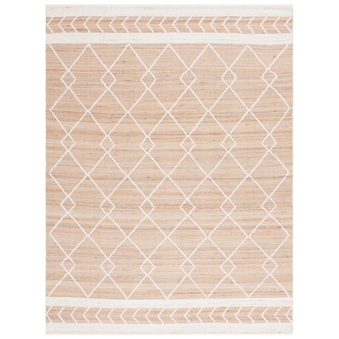 SAFAVIEH NFB277A Natural Fiber Natural / Ivory Image 1