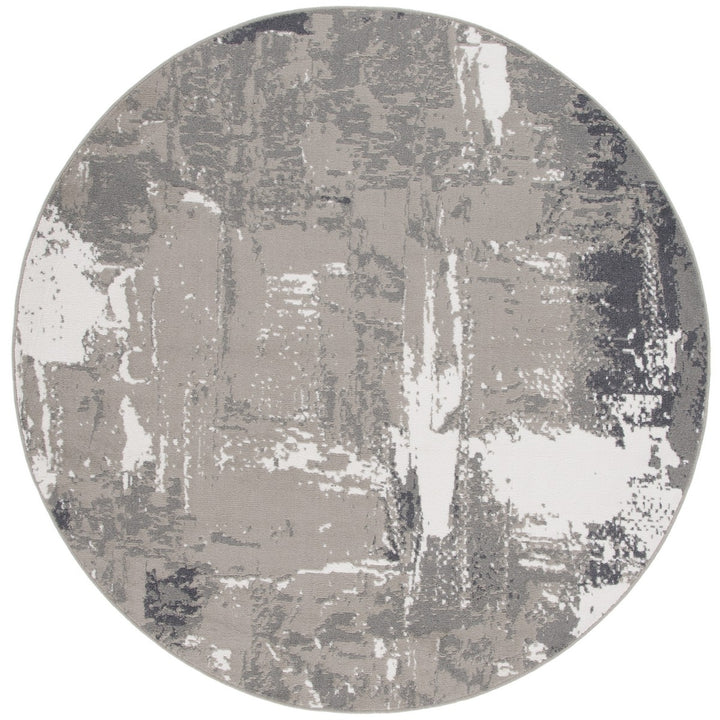 SAFAVIEH PYR212A Pyramid Ivory Grey / Charcoal Image 3