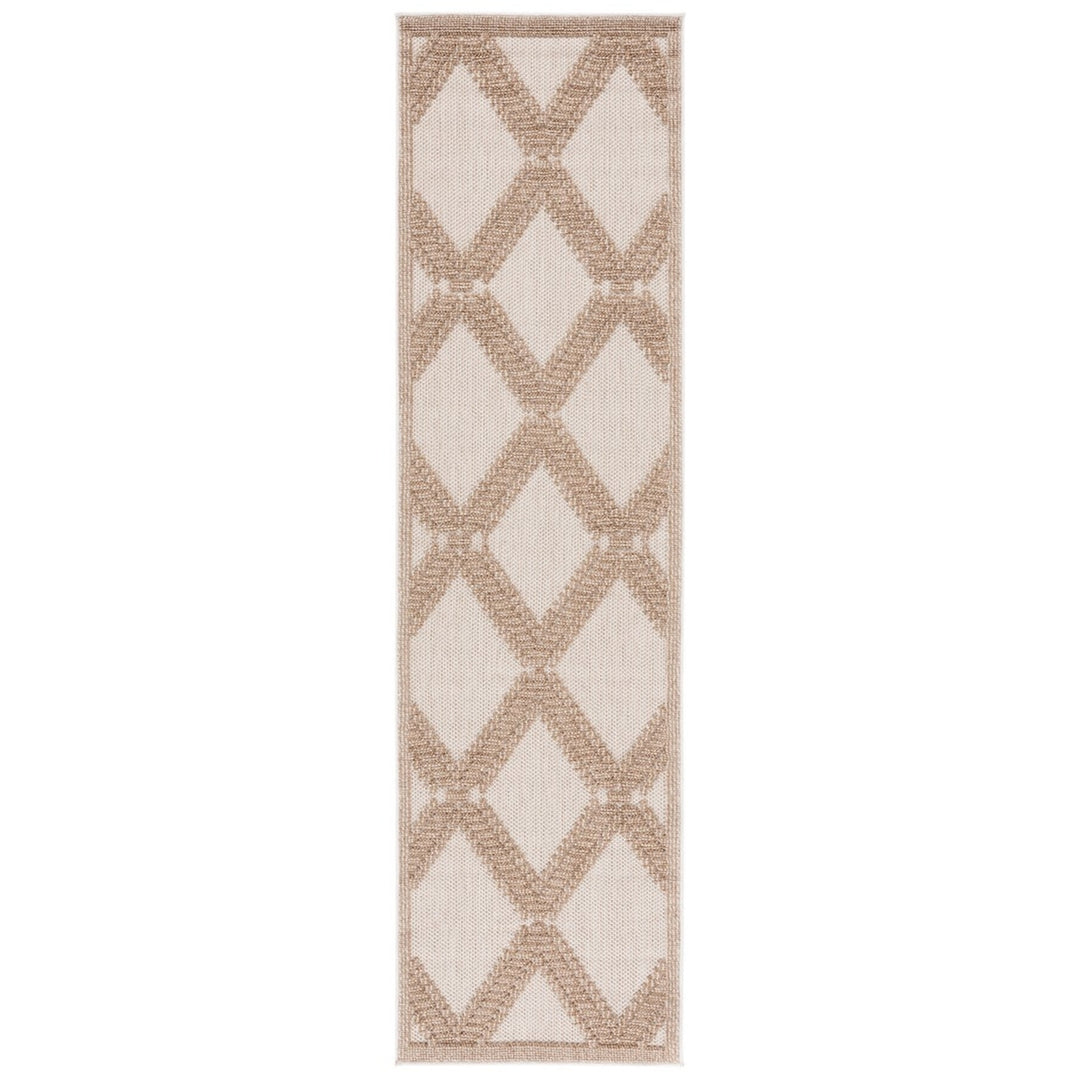 SAFAVIEH MSRO226B Martha Stewart Global Beige / Brown Image 1