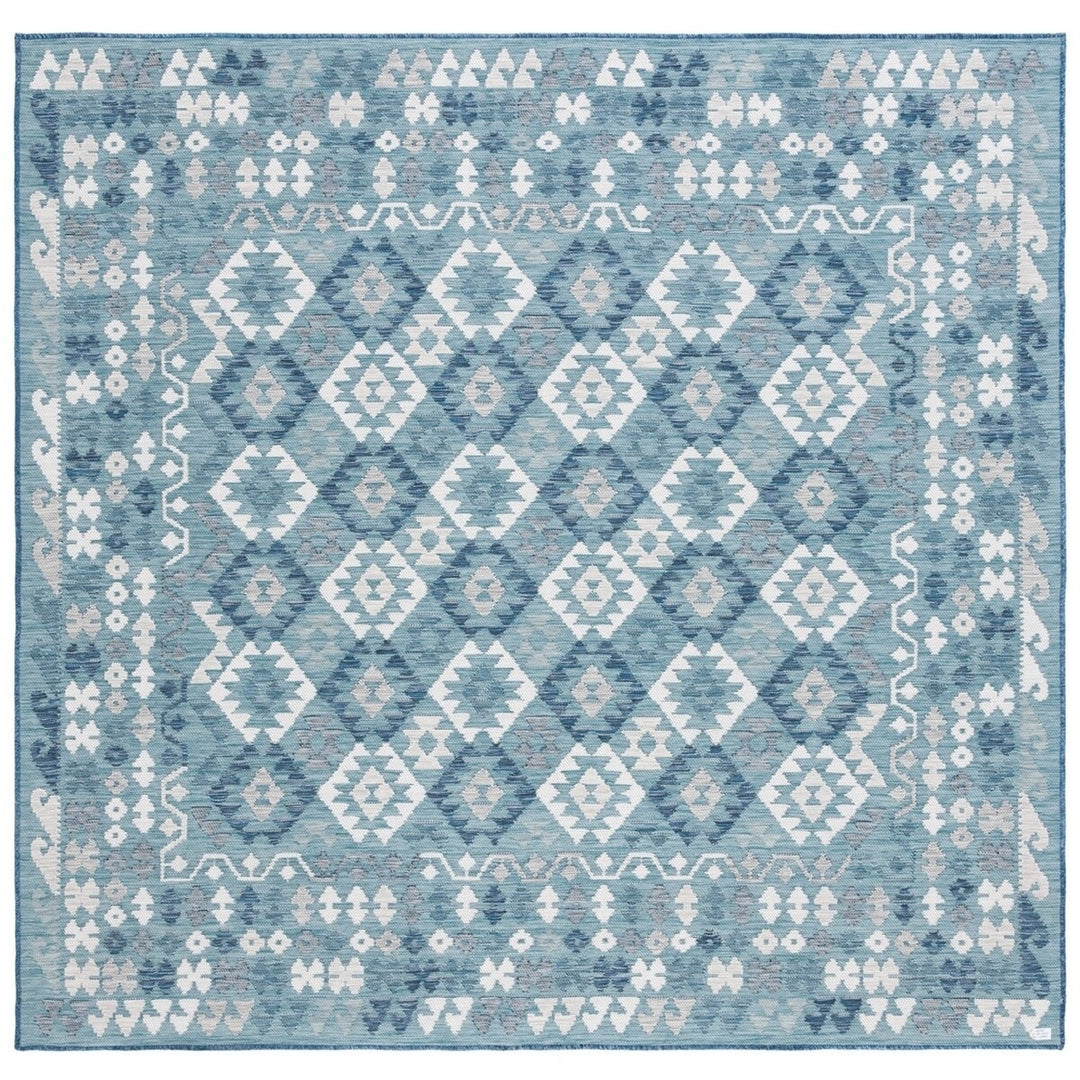 SAFAVIEH SUN622F Sunrise Grey / Blue Ivory Image 1