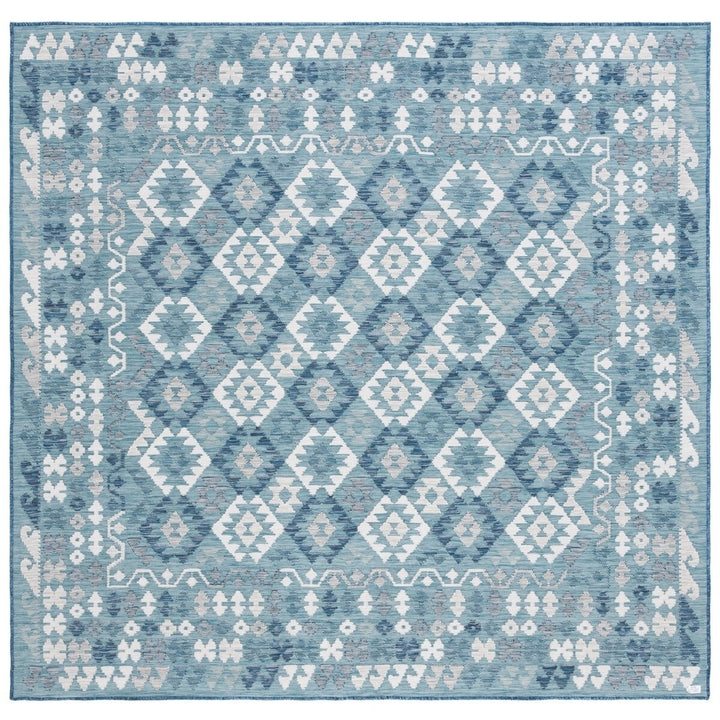 SAFAVIEH SUN622F Sunrise Grey / Blue Ivory Image 1