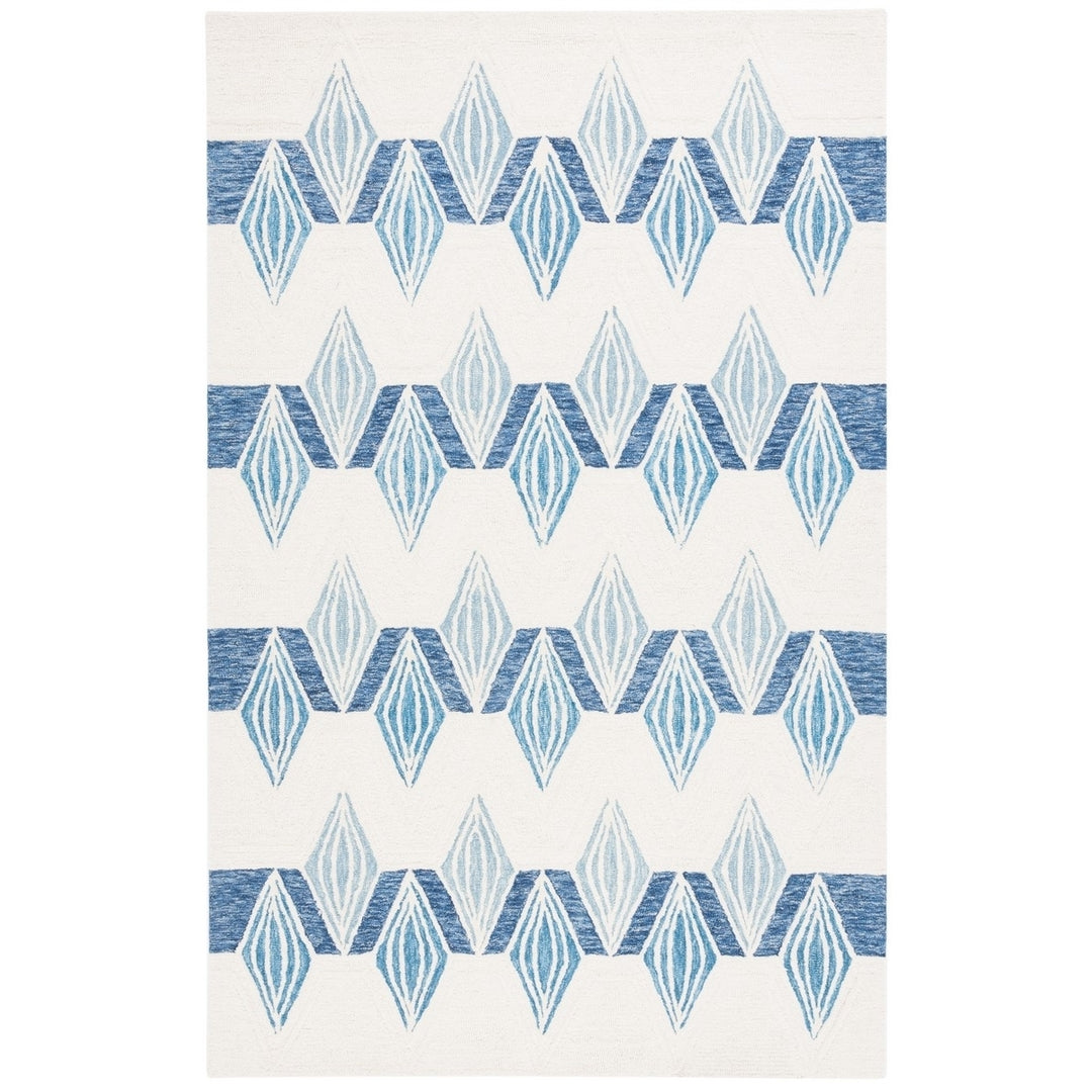 SAFAVIEH Met576A Metro Ivory / Blue Image 1